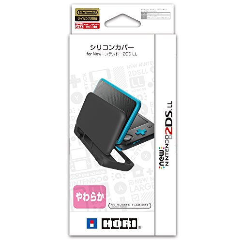 Hori Nintendo 2DS LL Official Licensed Silicone Cover Case Black 2DS-107 NEW_1