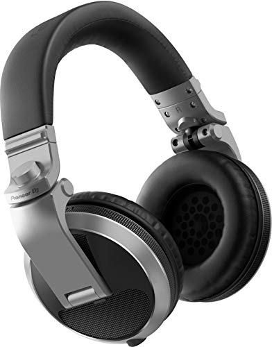 Pioneer DJ HDJ-X5-S Professional DJ Monitor Headphones Silver Over Head Foldable_1