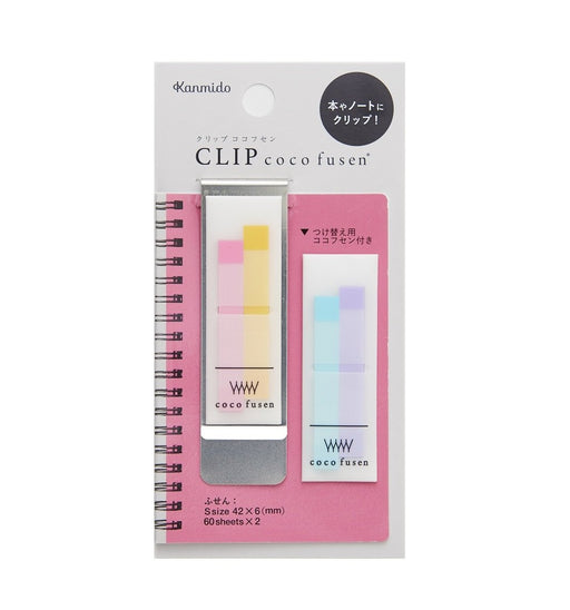 Kanmido Cocofusen Clip Pastel Pink S CF-7008 Film Sticky Notes Clip Type NEW_1