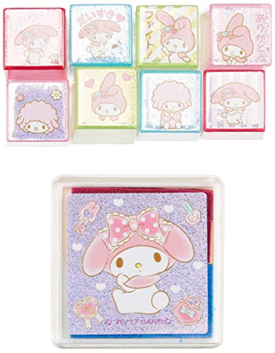 Sanrio My Melody Stamp set (Set of 8pcs) 9 x 3.5 x 12.5cm 788449 NEW from Japan_2