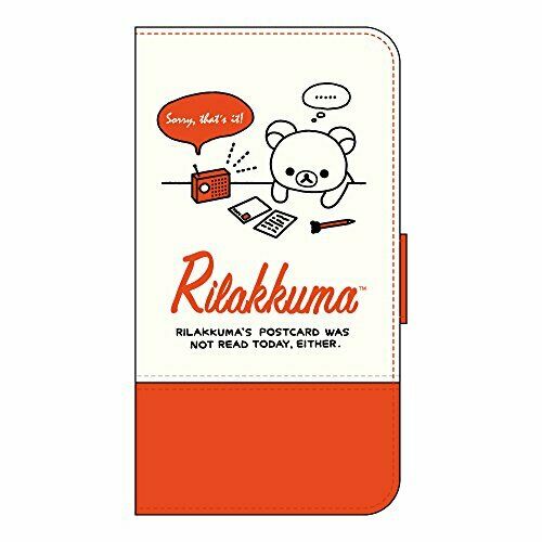 PGA iPhone X case flip cover Rilakkuma  casual YY02105 NEW from Japan_1