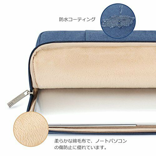 NIDOO laptop Sleeve Blue 13.5 MacBook Air Pro Case Bag Surface Book NEW_4