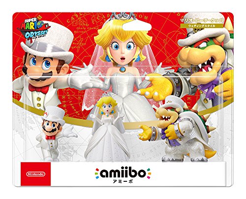 Nintendo amiibo Super Mario Odyssey Triple Wedding Set MARIO / PEACH / BOWSER_1