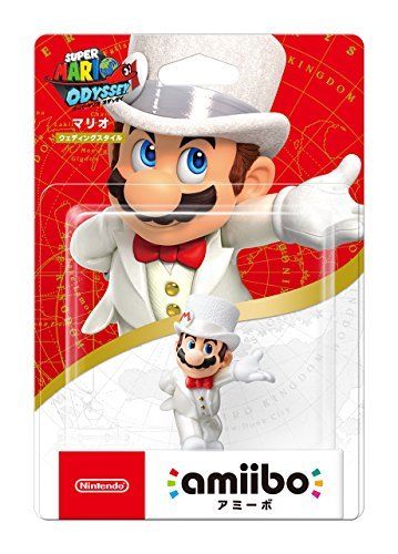 Nintendo amiibo Super Mario Odyssey MARIO Wedding Style 3DS Wii Switch NEW_1