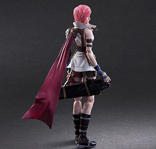 Dissidia Final Fantasy Play Arts Kai Lightning Figure from Japan_3