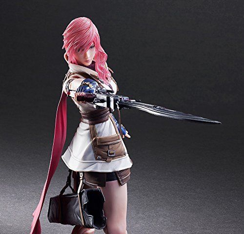 Dissidia Final Fantasy Play Arts Kai Lightning Figure from Japan_5