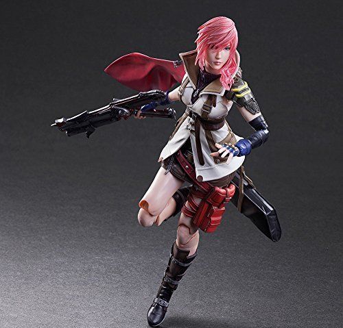 Dissidia Final Fantasy Play Arts Kai Lightning Figure from Japan_7