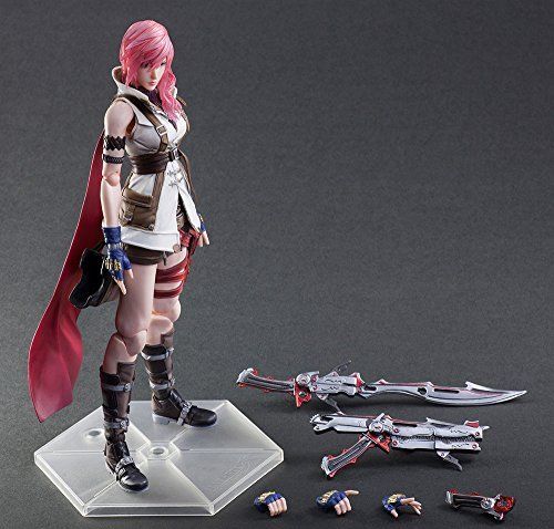 Dissidia Final Fantasy Play Arts Kai Lightning Figure from Japan_9