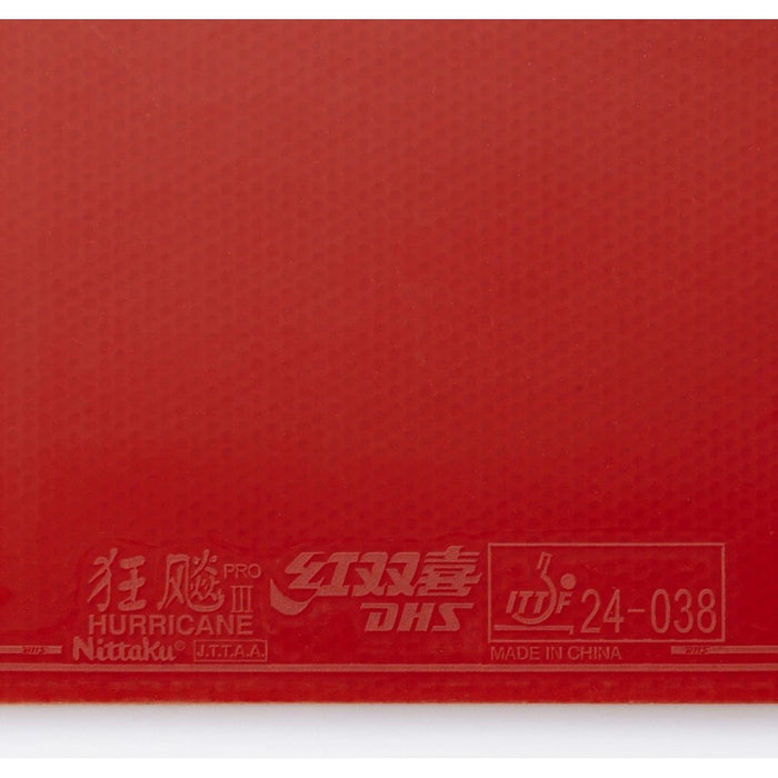 Nittaku Table Tennis Rubber Hurricane Pro 3 Turbo Orange NR-8721 (Spin) NEW_3