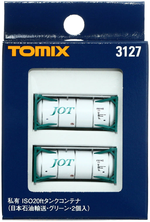TOMIX N gauge Private Owner Container Type ISO20ft JOT/Green 2 Pieces 3127 NEW_2