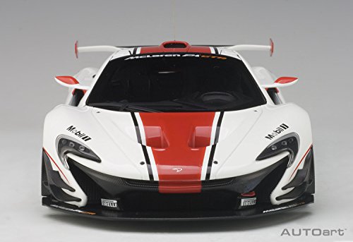 AUTOart 1/18 scale McLaren P1 GTR White/Red Die-cast Model Car Gift Race Car NEW_6