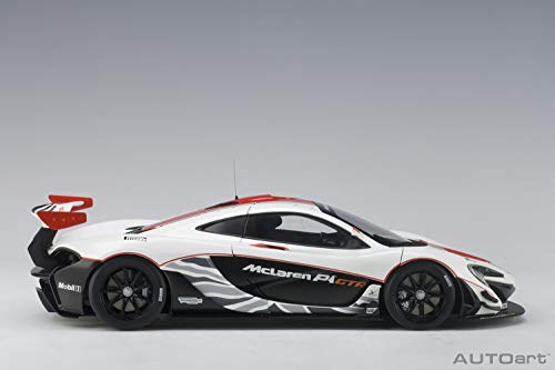 AUTOart 1/18 scale McLaren P1 GTR White/Red Die-cast Model Car Gift Race Car NEW_9