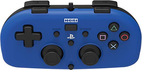 Hori Wired Controller Light Blue For Sony Playstation 4 Compact and light NEW_2