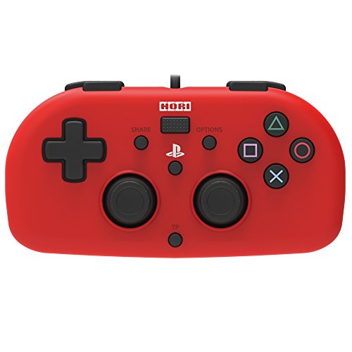 Hori SONY Licensed Wired Controller Light Small Red for PS4-101 NEW from Japan_1