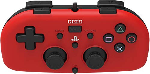 Hori SONY Licensed Wired Controller Light Small Red for PS4-101 NEW from Japan_2