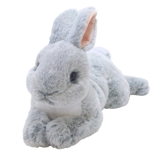 Sun Lemon Hiza Usagi Gray Plush Doll Knee Bunny rabbit Polyester ‎P-3772 NEW_1