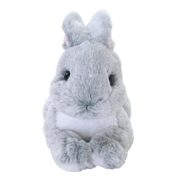 Sun Lemon Hiza Usagi Gray Plush Doll Knee Bunny rabbit Polyester ‎P-3772 NEW_2