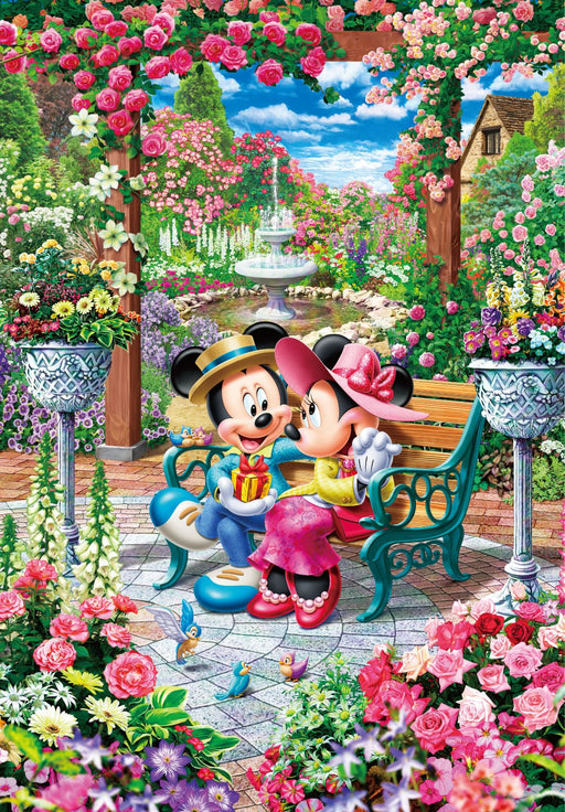 1000 piece Jigsaw Puzzle Mickey Minnie Love Blooming Royal Garden D-1000-493 NEW_1