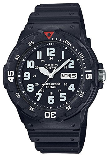 CASIO Watch standard (Old Model) MRW-200HJ-1BJF Men Black polyurethane band NEW_1