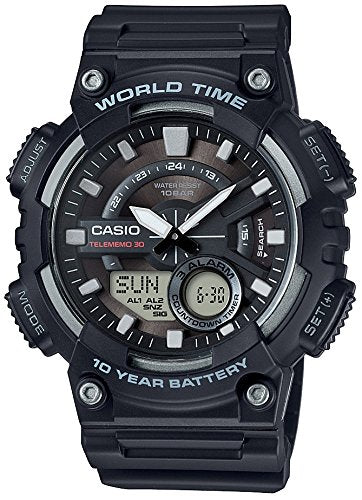 CASIO 2017 Standard AEQ-110W-1AJF Men's Watch Black Resin NEW from Japan_1
