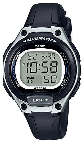 CASIO watch Standard LW-203-1AJF Ladies black Blister pack NEW from Japan_1