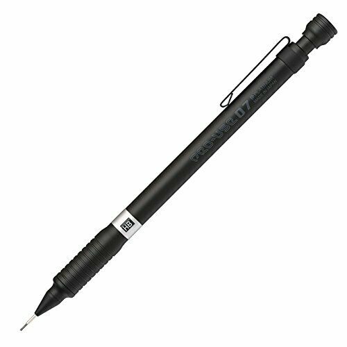 Purachina Mannenhitsu Mechanical Pencil PRO-USE 0.7mm MSDB-1500C matt black NEW_1