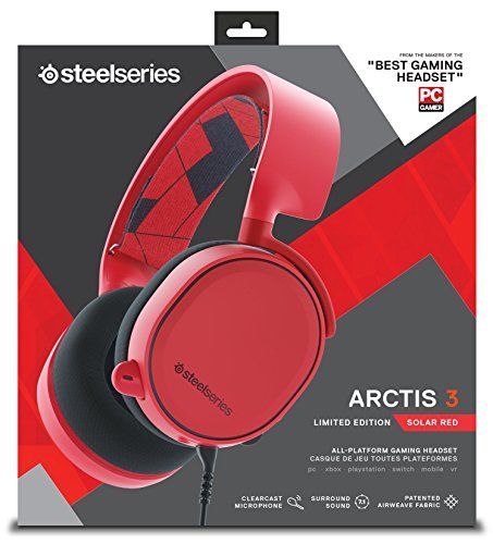 SteelSeries 61435 Arctis 3 Solar Red Gaming Headset NEW from Japan_7