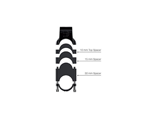 DEDA RISER SPACERS KIT Handle Spacer Color: Black Diameter: 31.7mm NEW_2