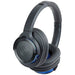 audio-technica ATH-WS660BT SOLIDBASS Bluetooth Wireless Headphones GM Blue_1