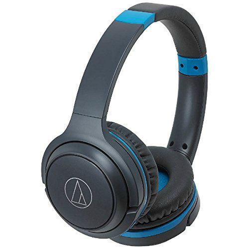 audio-technica ATH-S200 GBL Bluetooth Wireless On-Ear Headphones Gray Blue NEW_1