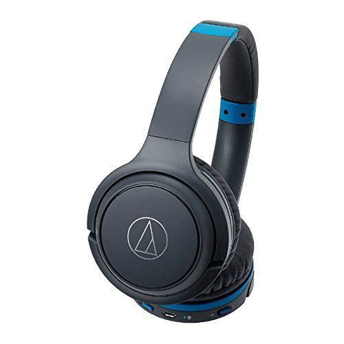 audio-technica ATH-S200 GBL Bluetooth Wireless On-Ear Headphones Gray Blue NEW_2