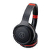 audio-technica ATH-S200 BRD Bluetooth Wireless On-Ear Headphones Black Red NEW_2