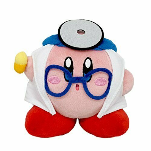 San-ei Boeki Kirby's Dream Land Plush KP24 Doctor Kirby NEW_1