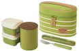 THERMOS Lunch Box Stainless Steel Heat Preservation Bag fork Green KCLJC6 NEW_1