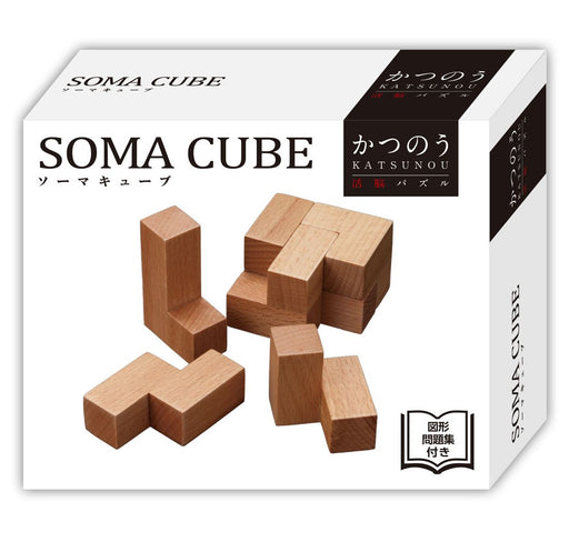 Hanayama Katsunou Brain Teaser SOMA CUBE 7 pieces ‎HK-065900 15.2x12.4x5cm NEW_1