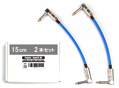 CANARE GS-6 Blue Canare P2 LLC patch cable 15cm 2 pcs set Phone Plug ‎PA-409 NEW_1