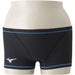 MIZUNO ‎N2MB8060 Men's Swimsuit Exer Suit Short Spats Size S Black/Light Blue_1
