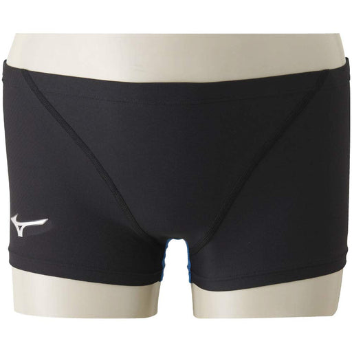 MIZUNO N2MB8061 Men's Swimsuit Exer Suit Short Spats Size L Black/Light Blue NEW_2
