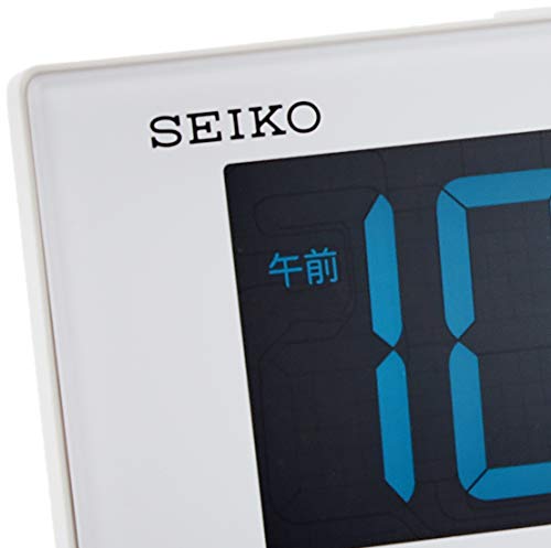 SEIKO DL305W Color LCD Digital Alarm Clock Series C3 White NEW from Japan_7