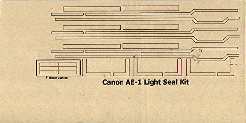 Anchor LLC Canon Light Seal Replacement Kit for AE-1 Pre-cut 3 sets Black NEW_2