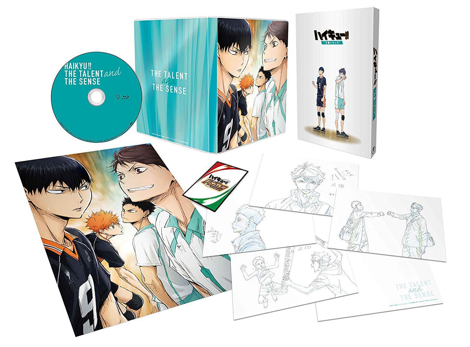Movie Haikyu!! Genius and Sense First Limited Edition Blu-ray+Card TBR-28016D_1
