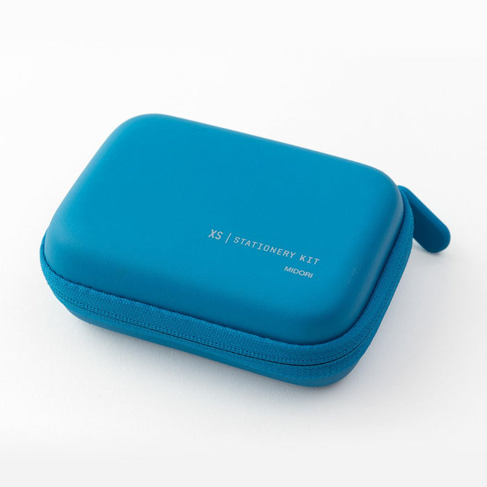 Midori stationery set XS stationery kit Blue 35320006 Portable 6 pcs Set PU Case_3
