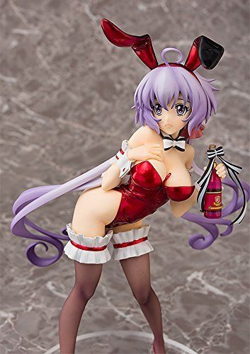 Senki Zessho Symphogear Chirs Yukine Bunny Style Metallic Red 1/7 Scale Figure_4