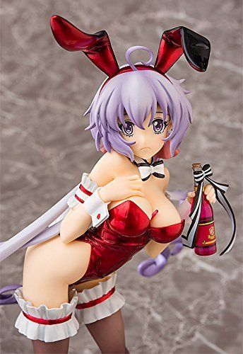 Senki Zessho Symphogear Chirs Yukine Bunny Style Metallic Red 1/7 Scale Figure_5