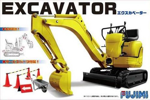 Fujimi 1/32 Garage & Tool Series No.24 Mini Excavator Plastic Model Kit GT-24_2