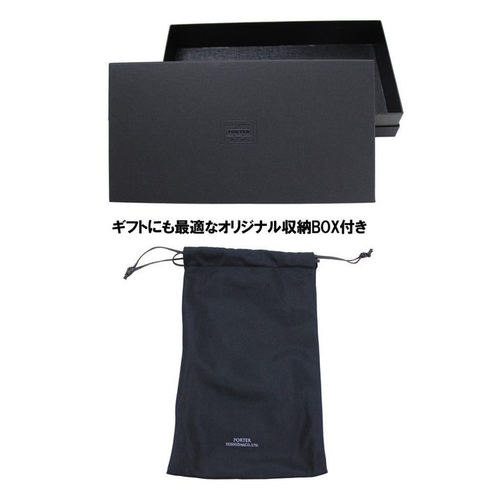Yoshida Bag PORTER PLUME WALLET 179-03870 Black Made in Japan Leather NEW_5
