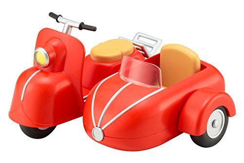 Cu-poche Extra Motorcycles & Sidecar (Cherry Red) Figure NEW from Japan_1