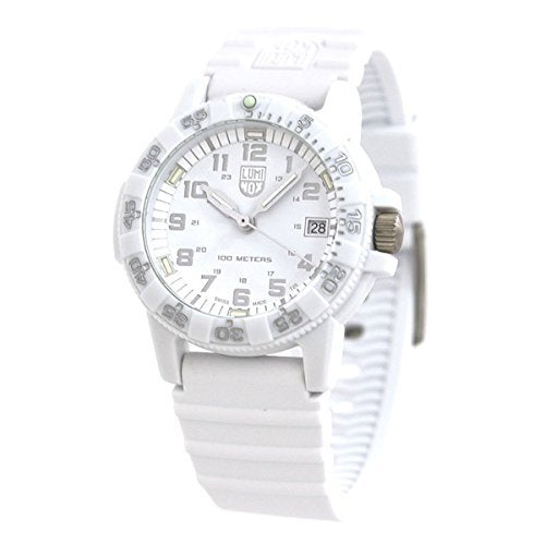 LUMINOX watch leather back sea turtle 0300 series 0307.WO men NEW from Japan_2