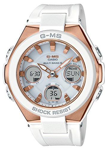 CASIO watch BABY-G G-MS Solar radio MSG-W100G-7AJF Ladies White NEW from Japan_1