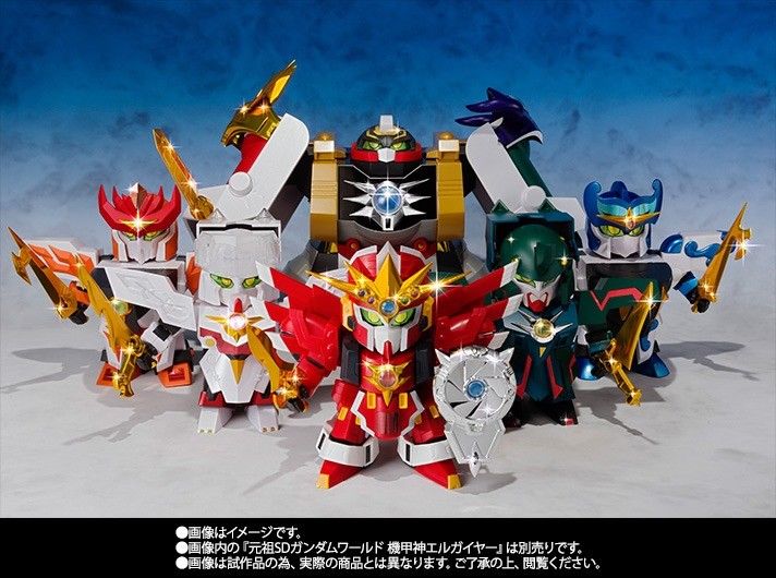 BANDAI Ganso SD Gundam Gaiden FIVE KIKOUSHIN SET Figure TAMASHII NATION NEW_5